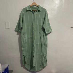 Universal Thread Women’s Sage Gauze Button Down Dress